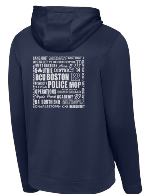 Boston's Finest Districts Hoodie in Navy: Limited Sizes Remain!!