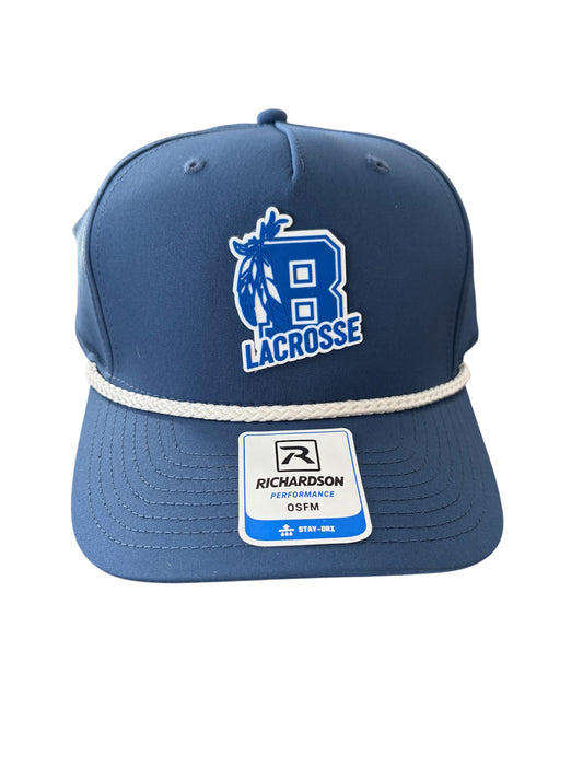 Blue Braintree Lacrosse Rope Hat