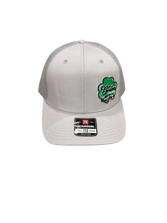 Boston Police Hockey Club Shamrock Grey Trucker Hat