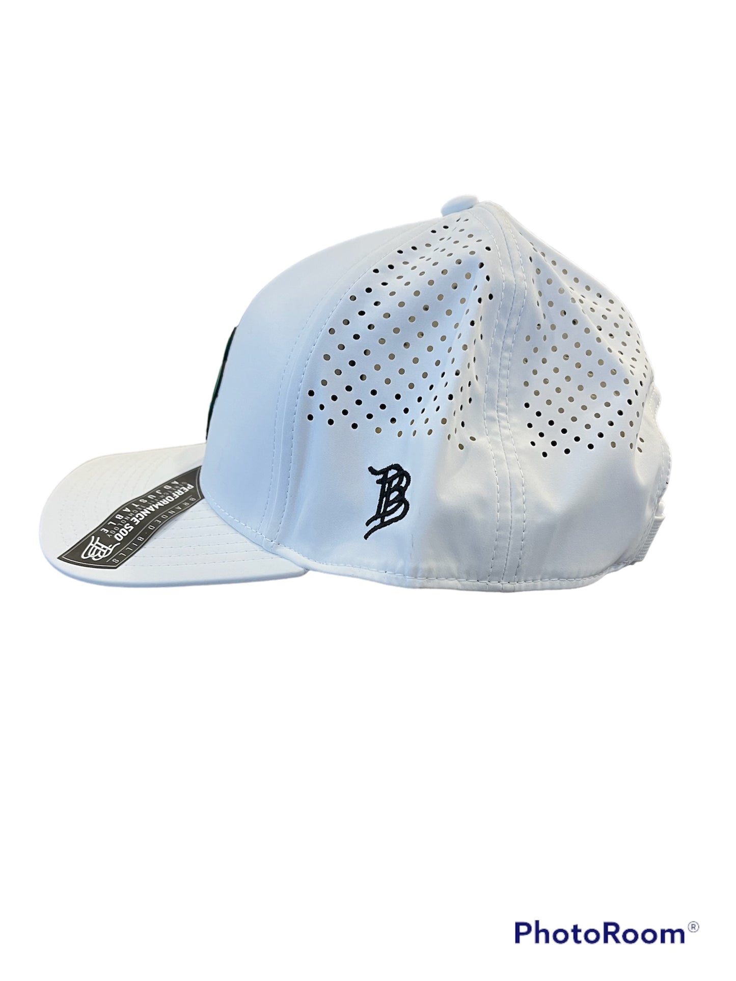 Branded Bills Curved White Boston Police Hockey Club Shamrock Hat