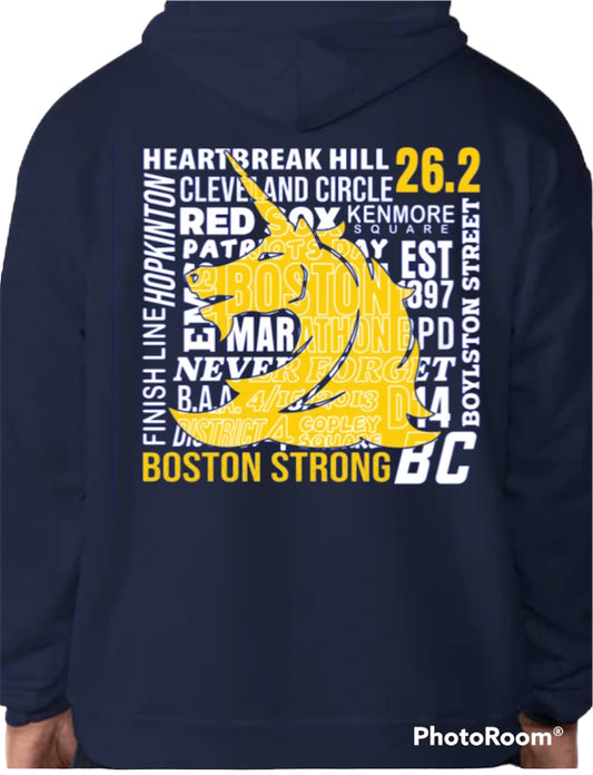 Boston Strong Marathon Hoodie: LAST FEW!!