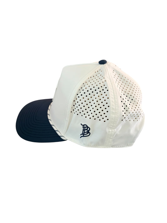New Lid Alert!  Branded Bills Curved BPD x USA White Shield Rope Hat