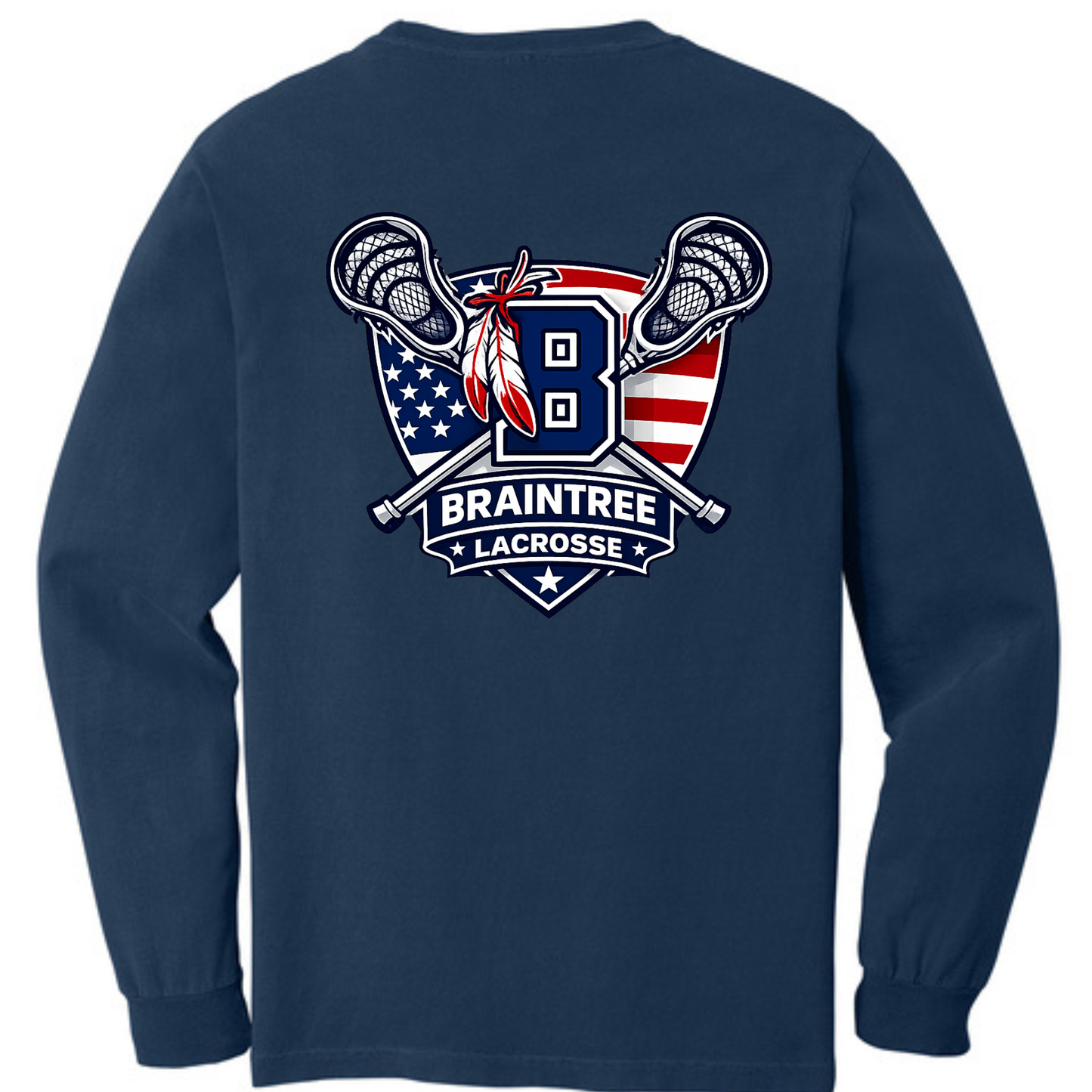 Braintree Lacrosse Stars and Stripes long sleeve
