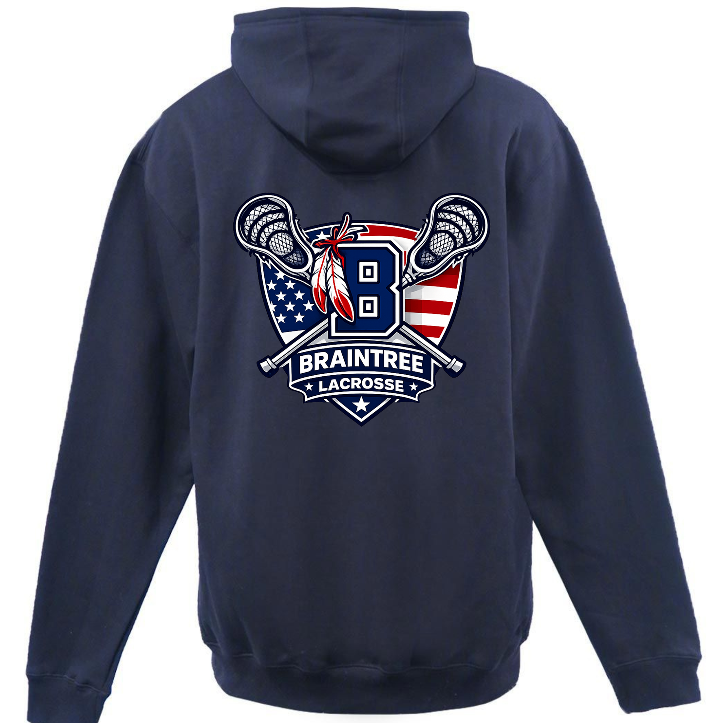 Braintree Lacrosse Stars and Stripes hoodie