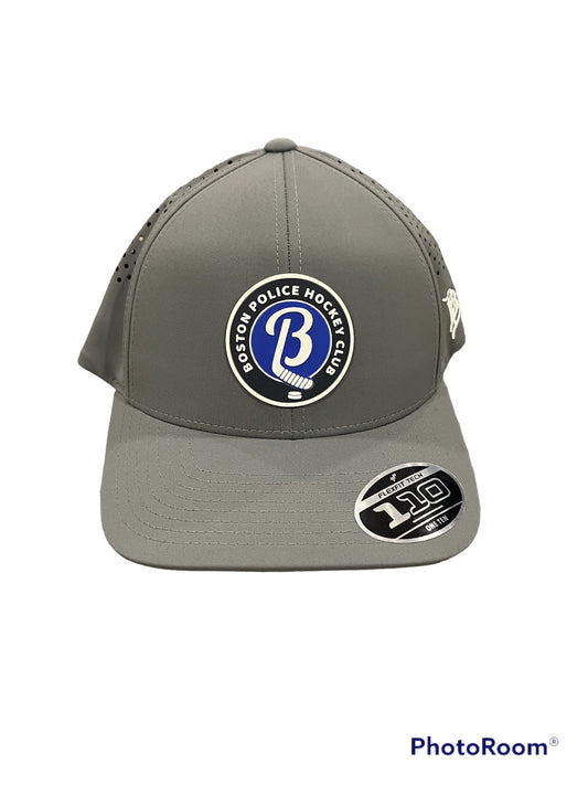 Branded Bills Curved Grey Boston Police Hockey Club Hat