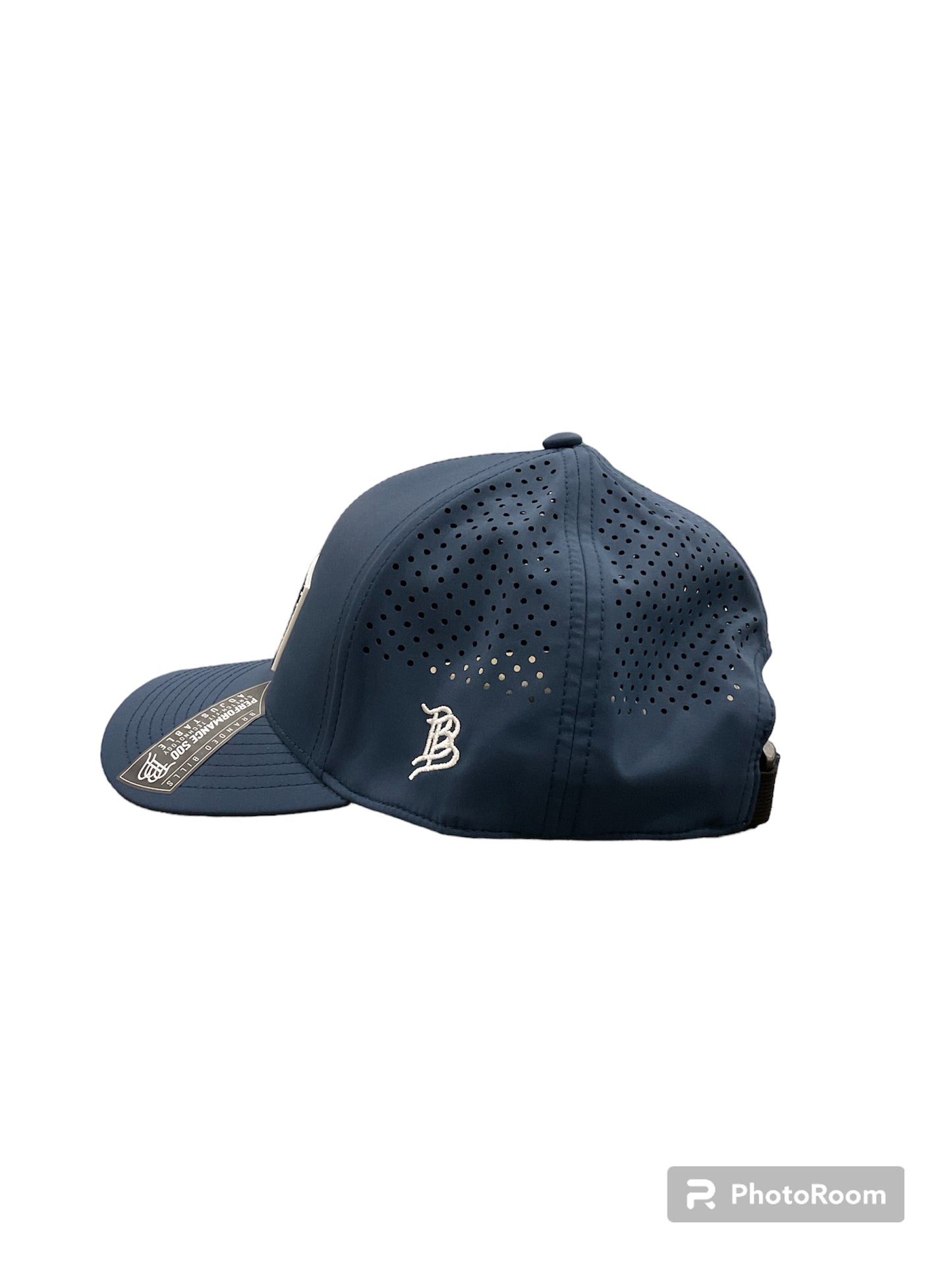 Branded Bills Curved Blue Boston Police Hat