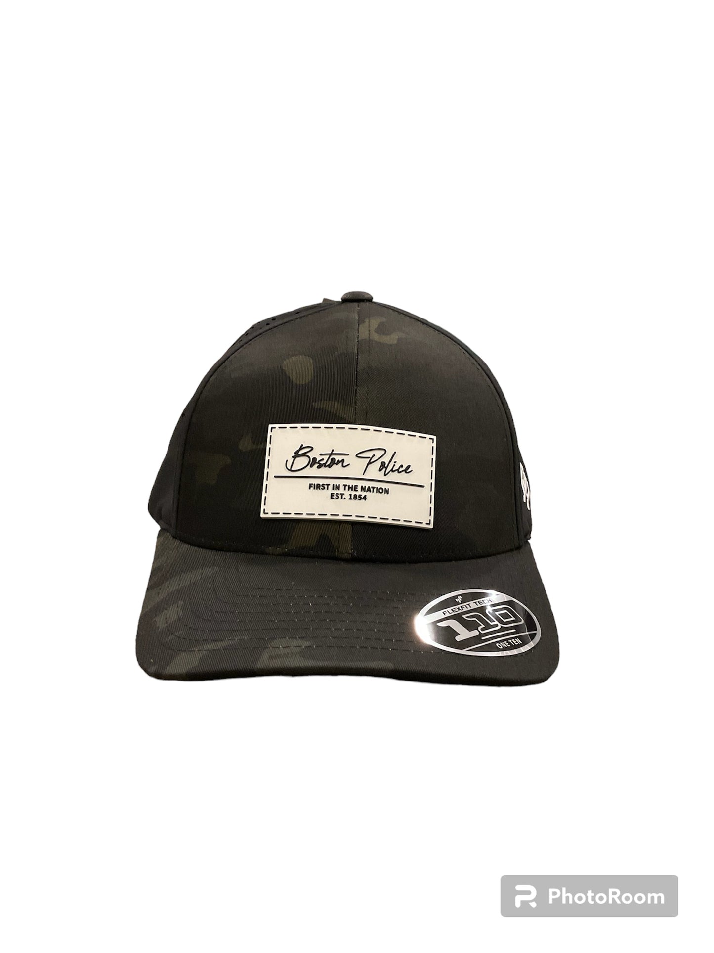 Branded Bills Curved Camo Boston Police Hat