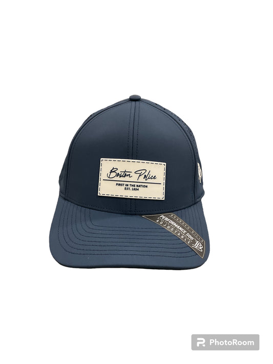 Branded Bills Curved Blue Boston Police Hat