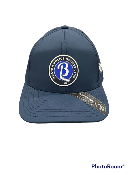 Branded Bills Curved Blue Boston Police Hockey Club Hat