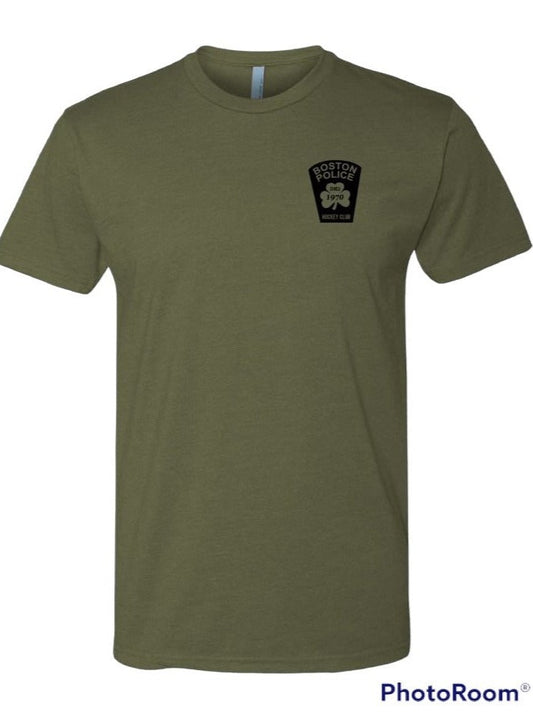 Last Call: Limited Sizes Remaining!   Boston Police Hockey Club short sleeve shirt