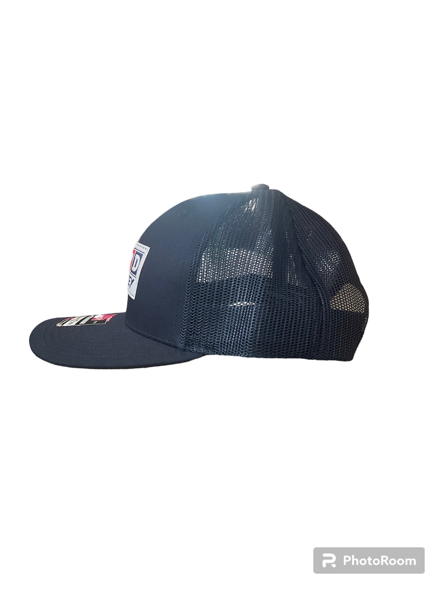 Navy Blue and Red BPD Hockey Hat