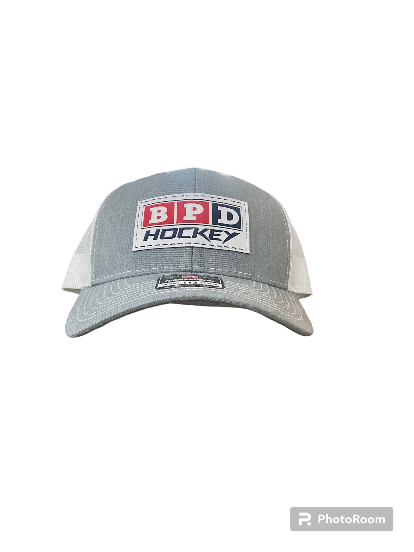 Grey and White BPD Hockey Hat