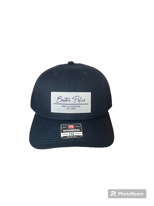 Navy Blue Boston Police Hat