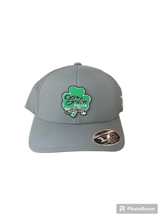 Branded Bills Curved Grey Hockey Club Shamrock Hat