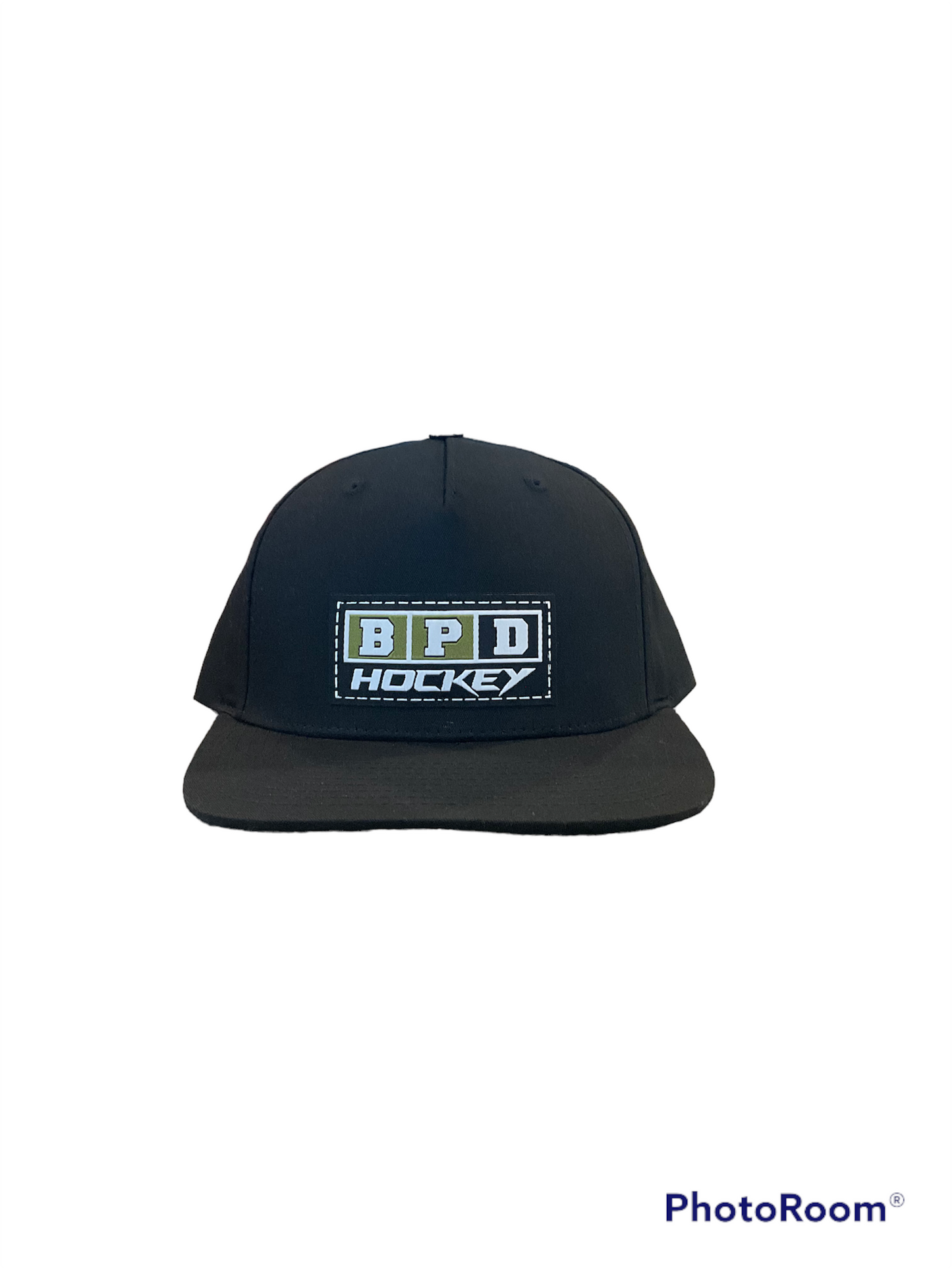 All Black and Olive Green BPD Hockey Hat